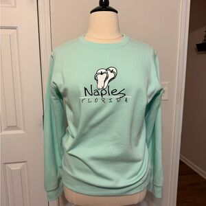 Mint Green Naples Florida Sweatshirt- Never worn!